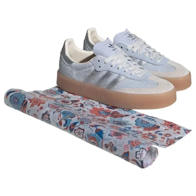 Adidas X Liberty London Handball Spezial “Crystal Sky Silver Metallic”