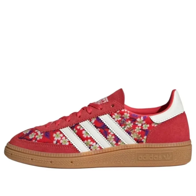 Adidas X Liberty London Handball Spezial “off White Semi Lucid Red”