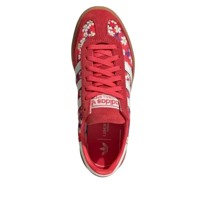 Adidas X Liberty London Handball Spezial “off White Semi Lucid Red”
