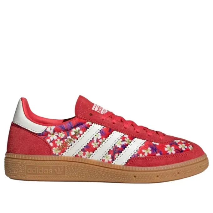 Adidas X Liberty London Handball Spezial “off White Semi Lucid Red”